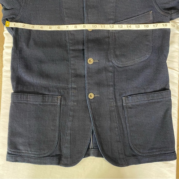 Journal Standard J.S. Homestead men's navy indigo blazer/jacket, JP S = US XS - Picture 9 of 14